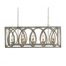 Terracotta Lighting H7122-10GY - Palma Linear Chandelier W/ Washed Gray Finish