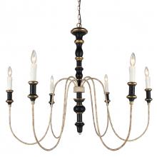 Terracotta Lighting H8122-6BG - Karalea Chandelier With Black Finish