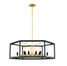 Minka Metropolitan N7855-707 - Sable Point- 12 Light Pendant