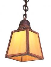 Arroyo Craftsman AH-1TCS-P - a-line shade pendant with t-bar overlay
