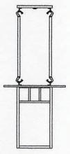 Arroyo Craftsman HCM-14DTRM-BK - 14" huntington hanging pendant with double t-bar overlay