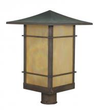 Arroyo Craftsman KAP-12TSWO-P - 12" katsura post mount with toshi overlay