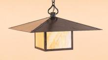 Arroyo Craftsman MH-30ECR-BK - 30" monterey pendant without overlay (empty)