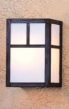 Arroyo Craftsman MS-8TCS-S - 8" mission sconce with t-bar overlay