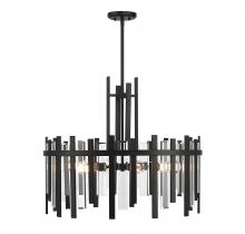 Lighting One US V6-L7-3002-6-89 - Guillford 6-Light Pendant in Matte Black