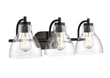 Millennium 6203-MB - Knightsdale 25.25" 3-Light Vanity - Matte Black