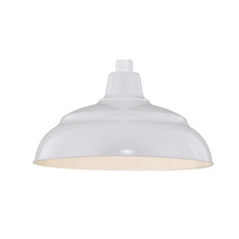 Millennium RWHS14-WH - R Series 1-Light Warehouse Shade White