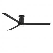 Modern Forms US - Fans Only FH-W2502-52L-MB - Smooth Flush Mount Ceiling Fan