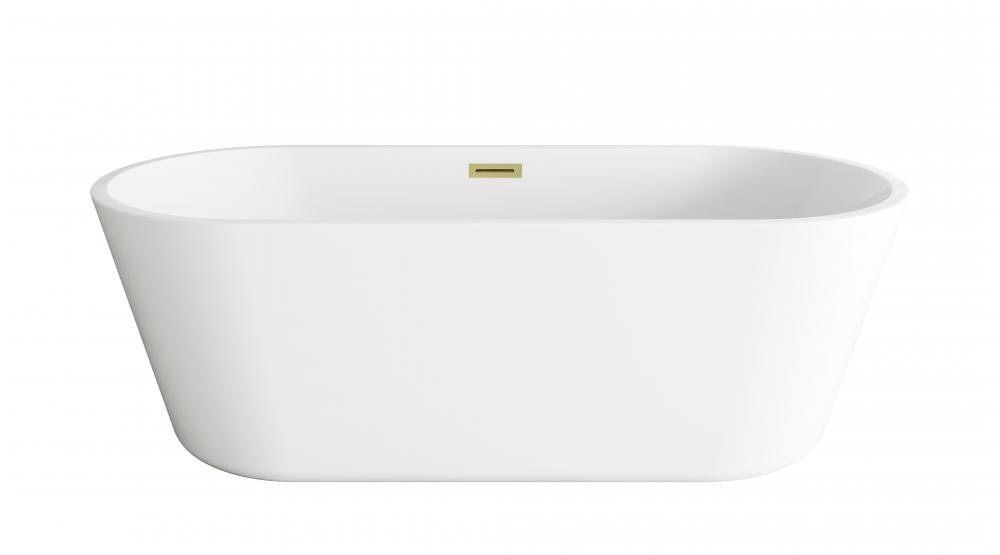 Bathtub 70.8"31.4"23.6" GW with BGD drain kit