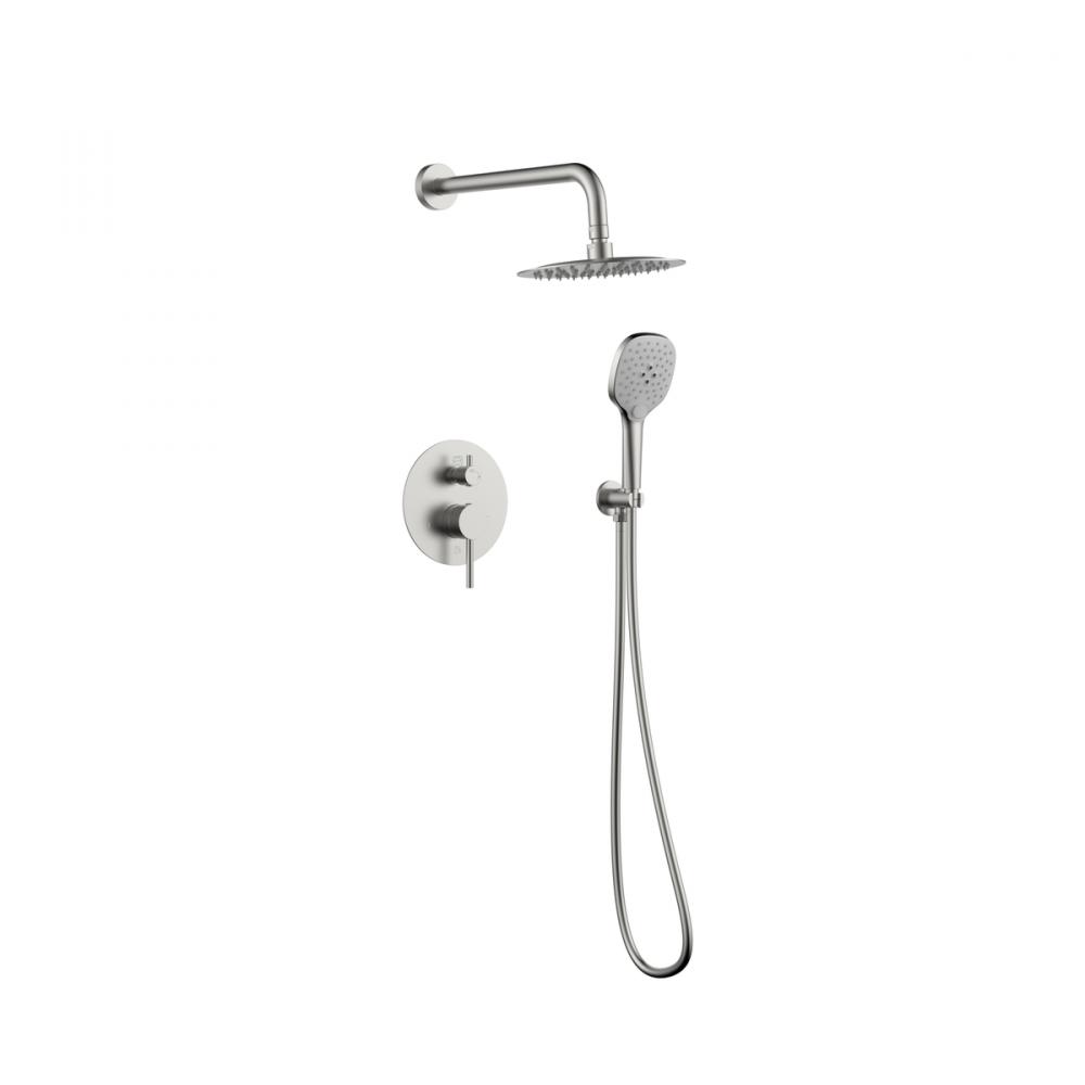 Shower Room Faucet 17-9/32" × 78" brushed nickel