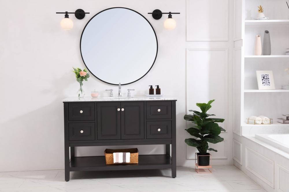 Collier Wall L14.7W8H10.1 BK W/GL