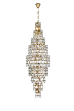 Elegant 1050SR30SG - Pendant D30"H91"L41 Satin Gold