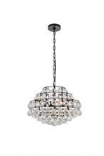Elegant 1106D18BK - Savannah 18 inch pendant in black