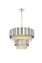 Elegant 3400G24C - Pendant D24"H19"L6 Chrome