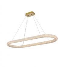 Elegant 3800D50L1SG - Bowen Hang L50.5" W20" H2.5" LED 56W DIM 3CCT  Satin Gold