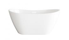 Elegant BT10354GW-WHT - Bathtub 54.0"29"24" GW with WHT drain kit