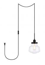 Elegant LDPG6252BK - HANG D8"H14"L1 with plug BK