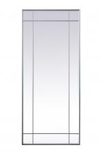 Elegant MR3FL3070SIL - Viola Floor mirror 30"W x 70"H silver
