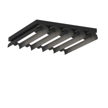 Visual Comfort & Co. Studio Collection KF1095MBK - Carson Five Light Flush Mount