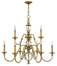 Hinkley 4958HB - Medium Two Tier Chandelier