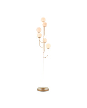 Currey 8000-0097 - Farnsworth Brass Floor Lamp