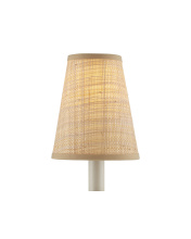 Currey 0900-0027 - Natural Grasscloth Tapered Chandelier Shade