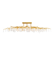 Currey 9000-0423 - Forest Light Gold Semi-Flush Mount