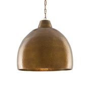 Currey 9000-0425 - Earthshine Large Brass Pendant