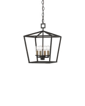 Currey 9000-0456 - Denison Small Black Lantern